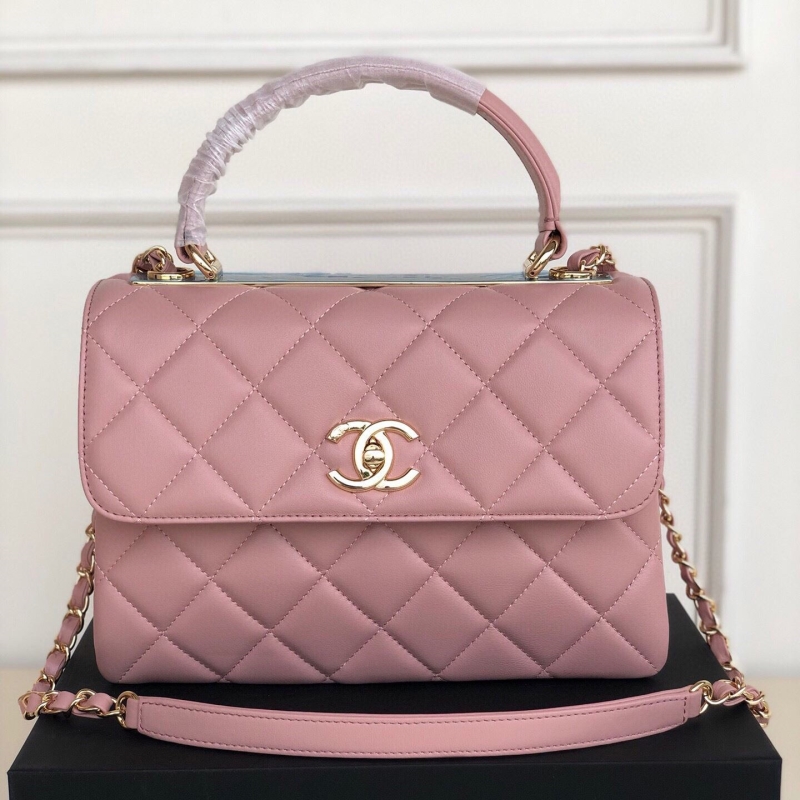Ch**el top handle bags